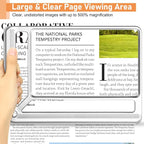 AKKYCVS 5X Full Page Magnifying Glass - Image 2