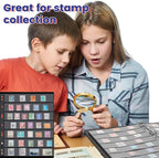 40 Sheets 80 Page Stamp Pages Collector Album Page 9 Hole Standard Stamp - Image 5