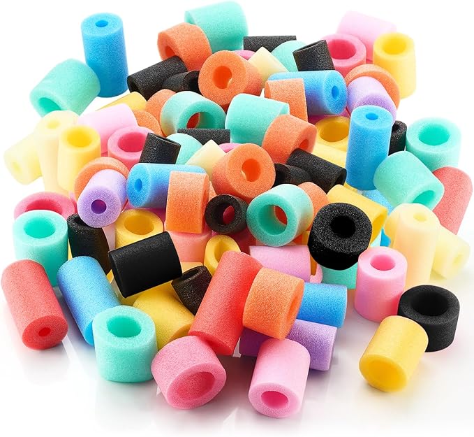 Frienda 50 Pcs Pool Noodles Bits Multicolor Craft Small Size Versatile Mixed by Frienda