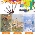 10PCS Palette Knife, Stainless Steel Painting Knife Set, Flexible Spatula - Image 7