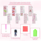 8 Pcs Bow Diamond Art Bookmarks Kit - Image 2