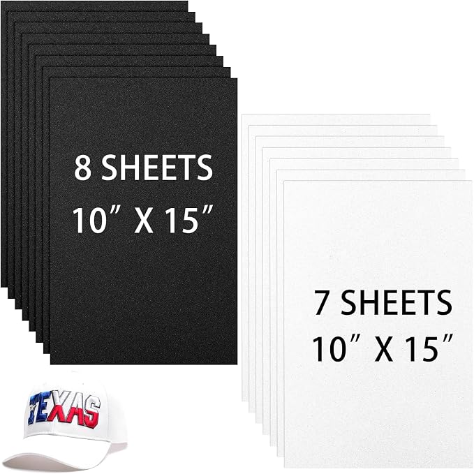 Innconee 15 Pcs Embroidery Foam 3mm Thick 10 x 15 Inch 3D Puffy EVA Foam Sheets by Innconee