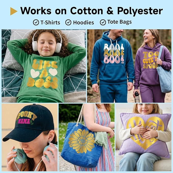 TECKWRAP Heat Transfer Vinyl for T-Shirts, 50+ Washes, REACH Certified & Dryer - Image 7