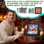 Trandraft 13 Pcs Seasonal Scenery Small Diamond Art Kits - Image 6