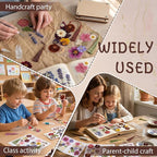 344 Pcs Pressed Flower Bookmark Making Kit | 50 Laminating Pouches - Image 6