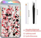 ASTARON 50g Mix Flatback Rhinestones Half Pearls - Image 2