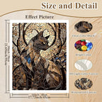 HMZephitiquc Cat Paint by Numbers Kit - Image 4