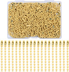 Lemonkey 100Pcs Ball Beads Chains Bulk, 4 Inch Dog Tag Metal Small Chains by Lemonkey