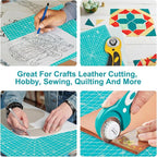 Headley Tools 12"x12" Rotating Cutting Mat, Self Healing Mat - Image 7