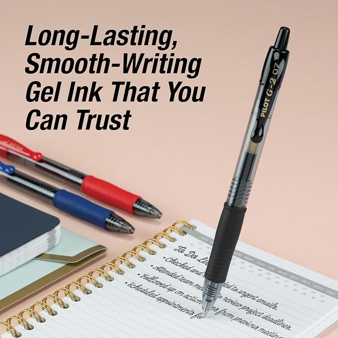 PILOT G2 Premium Refillable and Retractable Rolling Ball Colored Gel Pens - Image 6
