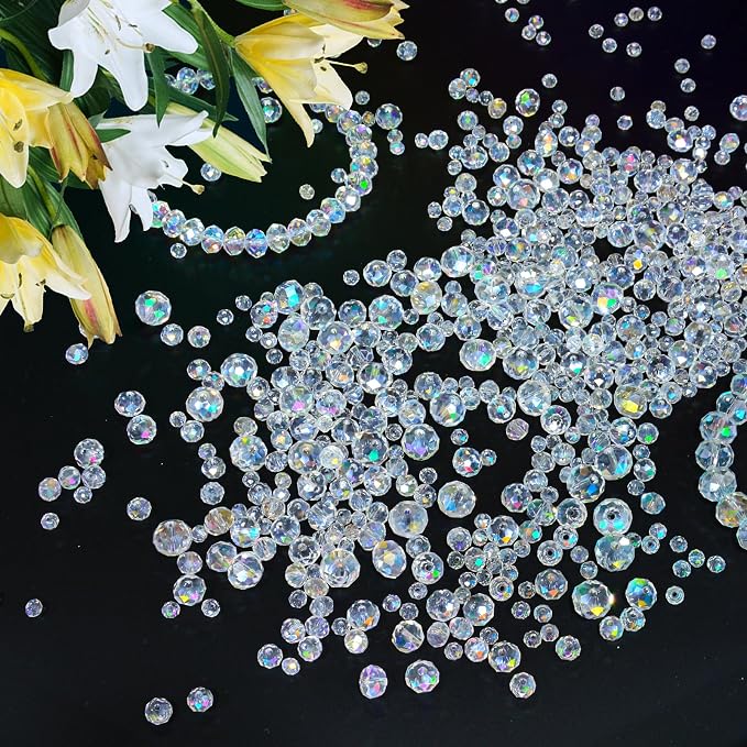 220Pcs 10mm Crystal Glass Beads - Image 5