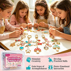 Pjordo 652Pcs Charm Lip Gloss Keychain Making Kit, DIY Keychain Kit Includes - Image 7