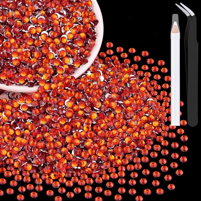 8000PCS 3mm Resin Rhinestones Bulk by BELLEBOOST