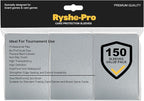 Premium Card Sleeves, 150 Sleeves 2.6''x3.6'' Compatible by RyshePro