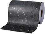 VViViD Glitter Black DECO65 Permanent Adhesive Craft Vinyl Roll by VVIVIDVINYL