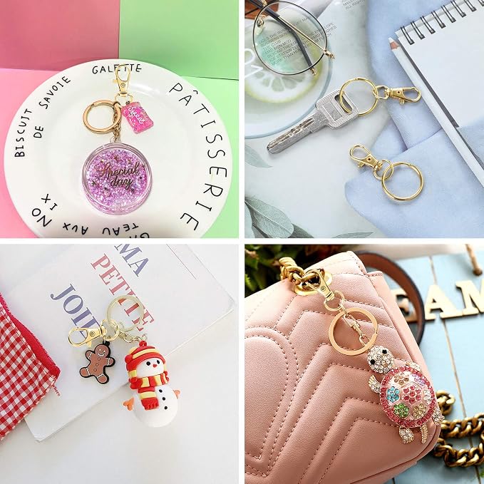100PCS Gold Swivel Clasps Lanyard Snap Hooks - Image 6