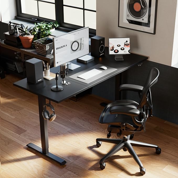 Agilestic Electric Standing Desk, 71 x 31.5 Inches Height Adjustable Desk - Image 2