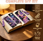 Paintcolor 4PC Starry Night Counted Cross Stitch Bookmark Kit - Image 3