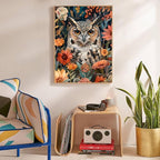 Owl Stamped Cross Stitch Kits for Adults Beginner, Flowers Counted Cross Stitch - Image 6