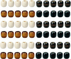 200Pcs Large Hole Barrel Wood Beads, BetterJonny 4 Colors Natural Wooden - Image 5