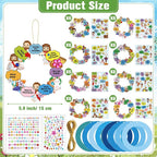 Hollowfly 48 Sets Christian Wreath Crafts Kit Bulk Sunday School Craft DIY - Image 3