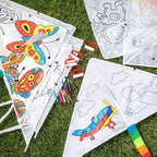 Libima 120 Pack Large Kites for Kids and Adults Bulk 39.4 Inch DIY Making Kit - Image 3