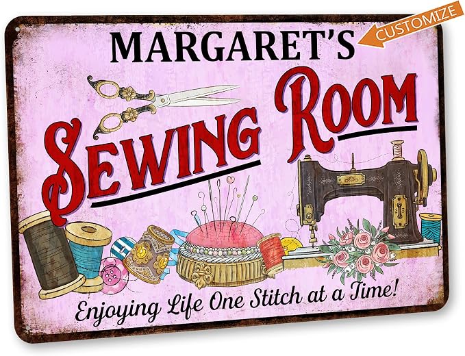 Personalized Sewing Room Sign Art Room Décor - Image 2
