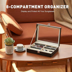 CO-Z Leather Multi Sunglasses Organizer - Image 7