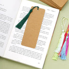 choyaxo 60 Pcs Kraft Paper Blank Bookmarks - Image 6