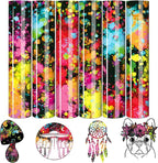 Tintnut Multicolor Splash Heat Transfer Vinyl, stretch washable, works by Tintnut