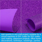 PATIKIL 30Sheets Light Purple EVA Glitter Foam Sheet 11.8 x 7.9 Inch 2mm Thick - Image 5