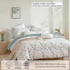 LEMIROE Botanical Cotton Comforter Twin Size - Image 2