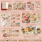 Scrapbooking Supplies Kit, Vintage Culinary Aesthetic Scrapbook Kit - Image 6
