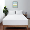 Twin XL Size Fitted Sheet Only White, 100% Egyptian Cotton 600 Thread Count by ShunjieHome