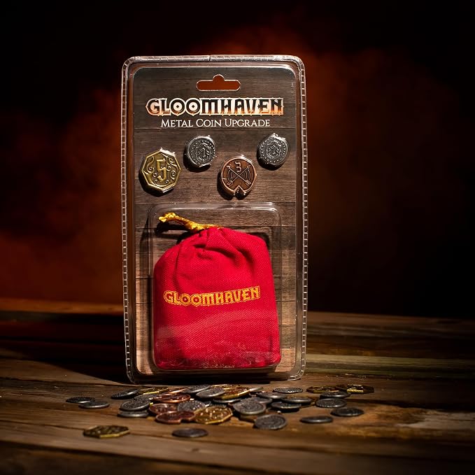 Cephalofair Games: Gloomhaven: Metal Coin Upgrade - Image 7