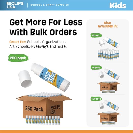 Glue Sticks Bulk, Washable Glue Sticks - Image 2