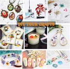 90Pcs Black Pressed Dried Flowers - Image 7