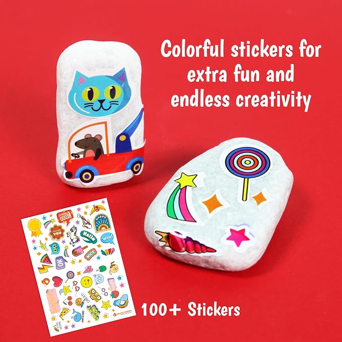 Butterfly EduFields Rock Painting Kit | DIY Art Craft Supplies - Image 6