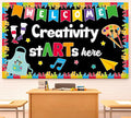 Art Paint Bulletin Board for Classroom Decorations Creativity Starts Here by Naozinebi