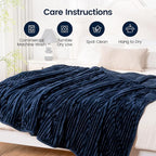 Sherpa Fleece Adult Weighted Blanket 20lbs - Image 6