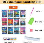 TINY FUN 12 Pack Diamond Painting Kits - Image 3