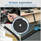 Nilight Cable Sleeve, 25ft-1inch Cord Management Sleeves, Braided Sleeving - Image 6