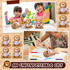 Blueweenly 64 Pcs Make Your Own Stuffed Animal Lion Kit Including 6 Inches Soft - Image 5