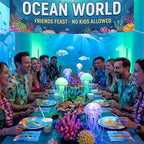 450 Pcs Under the Sea Tableware Set Party Decorations Ocean Birthday Paper - Image 6
