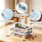 Citylife 6 Qt Plastic Storage Bins - Image 5