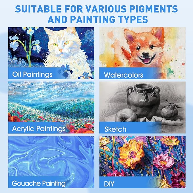 FUMILE Canvas for Painting 30x40, 4 Pack Large Stretched Canvas for - Image 5