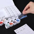Mr. Pen- Bead Storage Containers, 28 Grids, 2 Pack, Transparent, Small Bead - Image 8