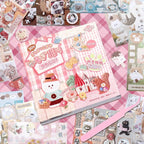 Tmtains 30 Sheets Japanese Manga Style Sticker Book 800+Pcs Heisei Retro Animal - Image 2