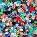 One Pound Assorted Glass Beads for Jewelry Making, DIY Lamp Work, Arts and - Image 9