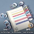 Mr. Pen- Washi Tape Set, 15 Rolls, Metallic Foil | 5 Yards/Roll, Washi Tape - Image 5